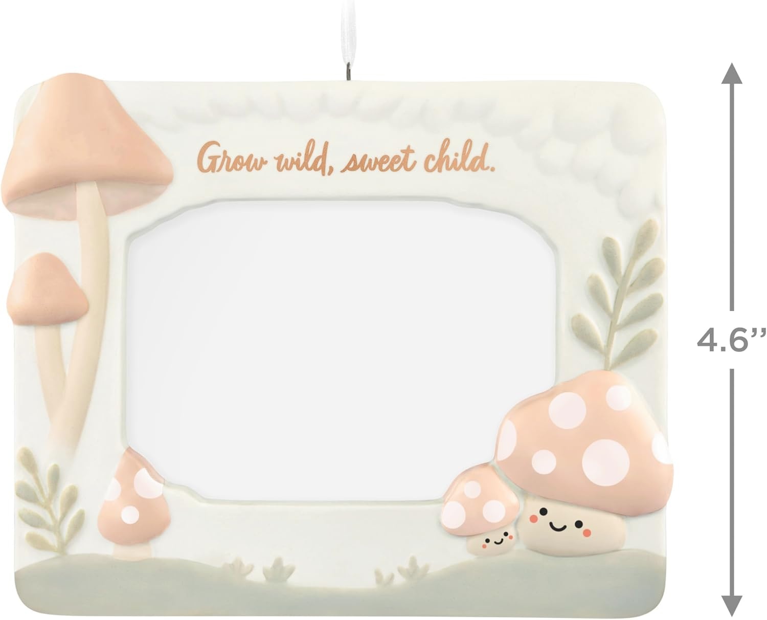image:imageHallmark Keepsake Christmas Ornament 2024 Grow Wild Sweet Child Photo Frame PorcelainGrow Wild Sweet Child