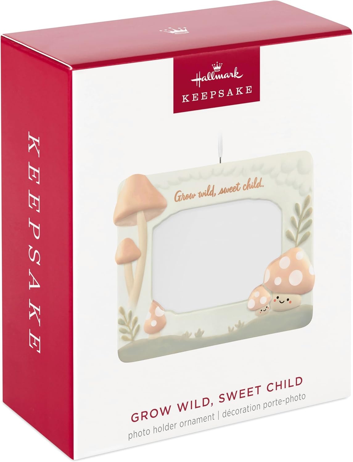 image:imageHallmark Keepsake Christmas Ornament 2024 Grow Wild Sweet Child Photo Frame PorcelainGrow Wild Sweet Child
