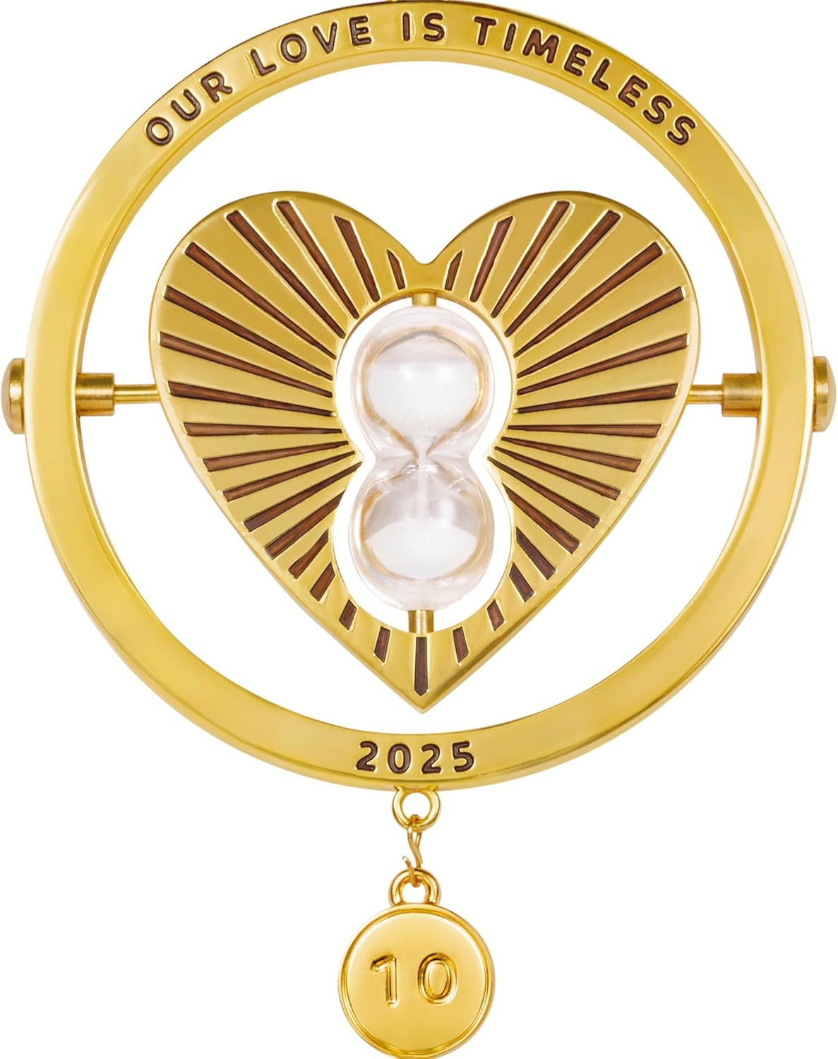 image:imageHallmark Keepsake Christmas Ornament 2024 Our Anniversary Metal Gift for Couple2025 Our Love is Timeless