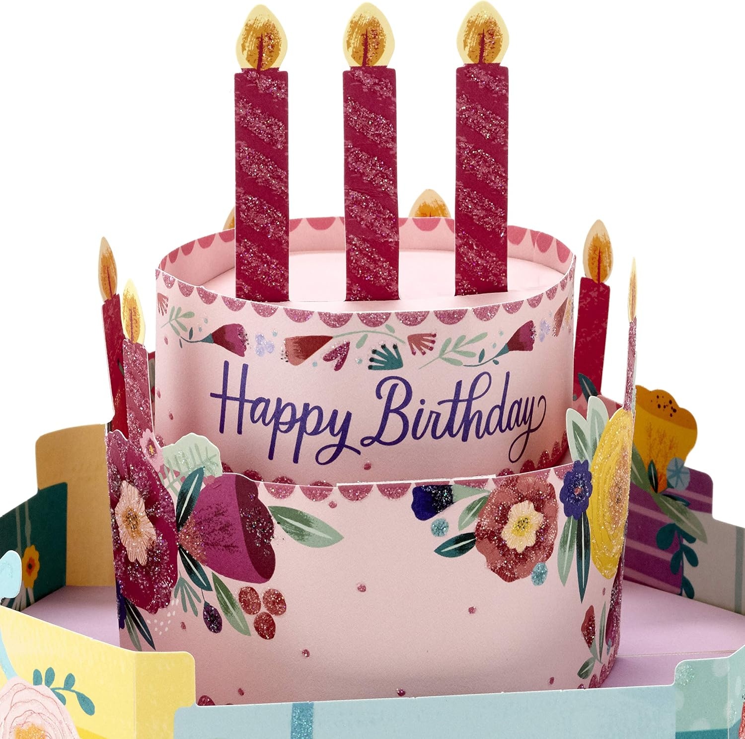 image:imageHallmark Paper Wonder Musical Pop Up Birthday Card Mylar Balloon Explosion Plays Happy BirthdayLight Blue