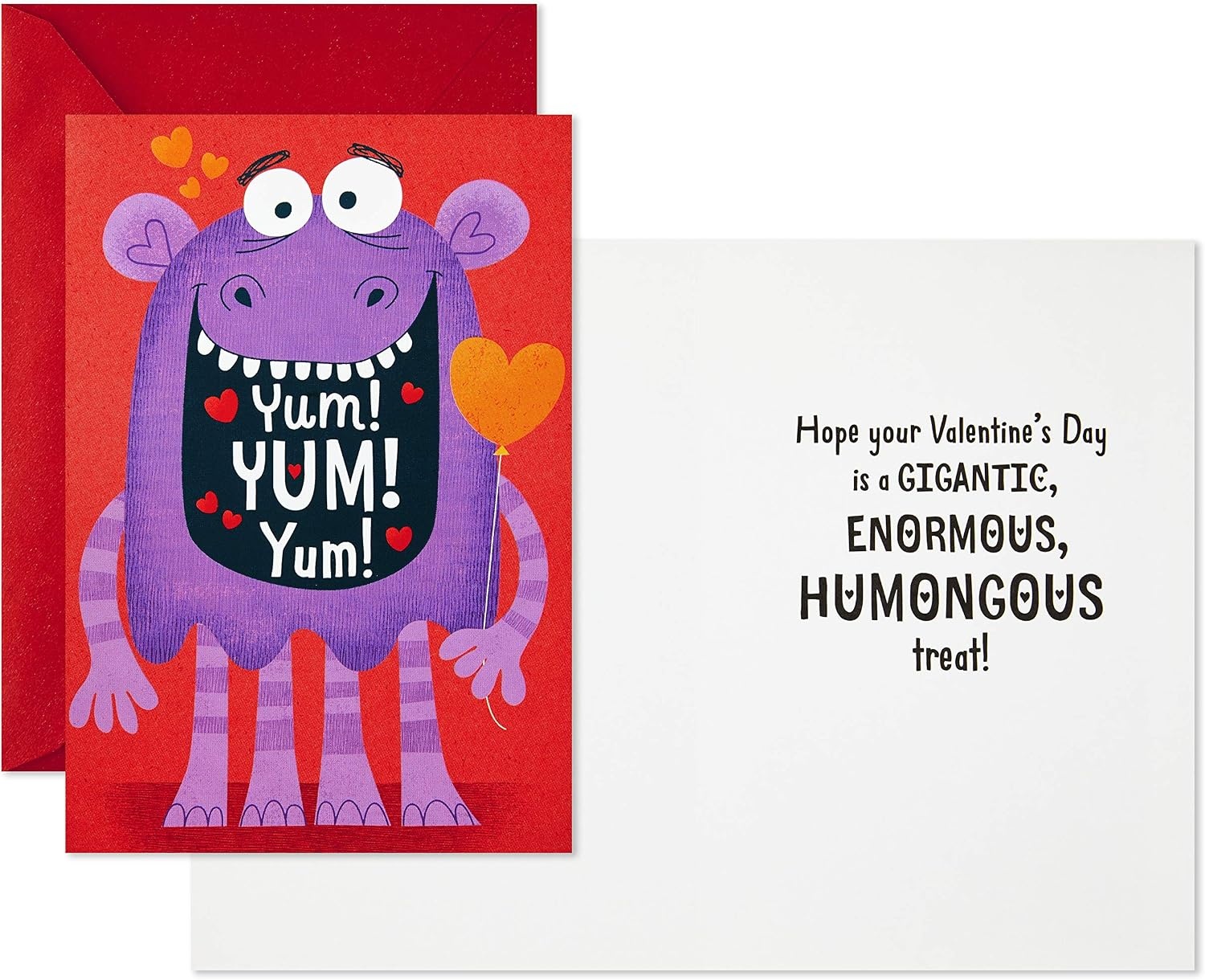 image:imageHallmark Peanuts Valentines Day Cards Pack Snoopy and Woodstock 10 Valentines Day Cards with EnvelopesRedPurple