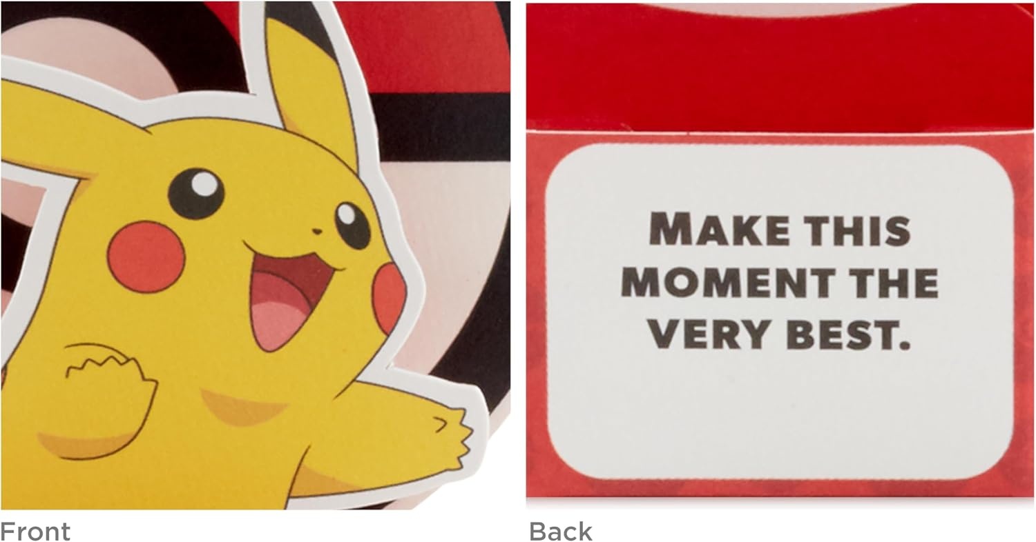 image:imageHallmark Pokmon Mini Pop Up Cards 3 Cards Pikachu Eevee Charmander Paper Wonder Card for Birthdays Just Because and More