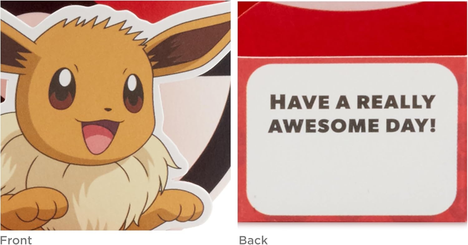 image:imageHallmark Pokmon Mini Pop Up Cards 3 Cards Pikachu Eevee Charmander Paper Wonder Card for Birthdays Just Because and More