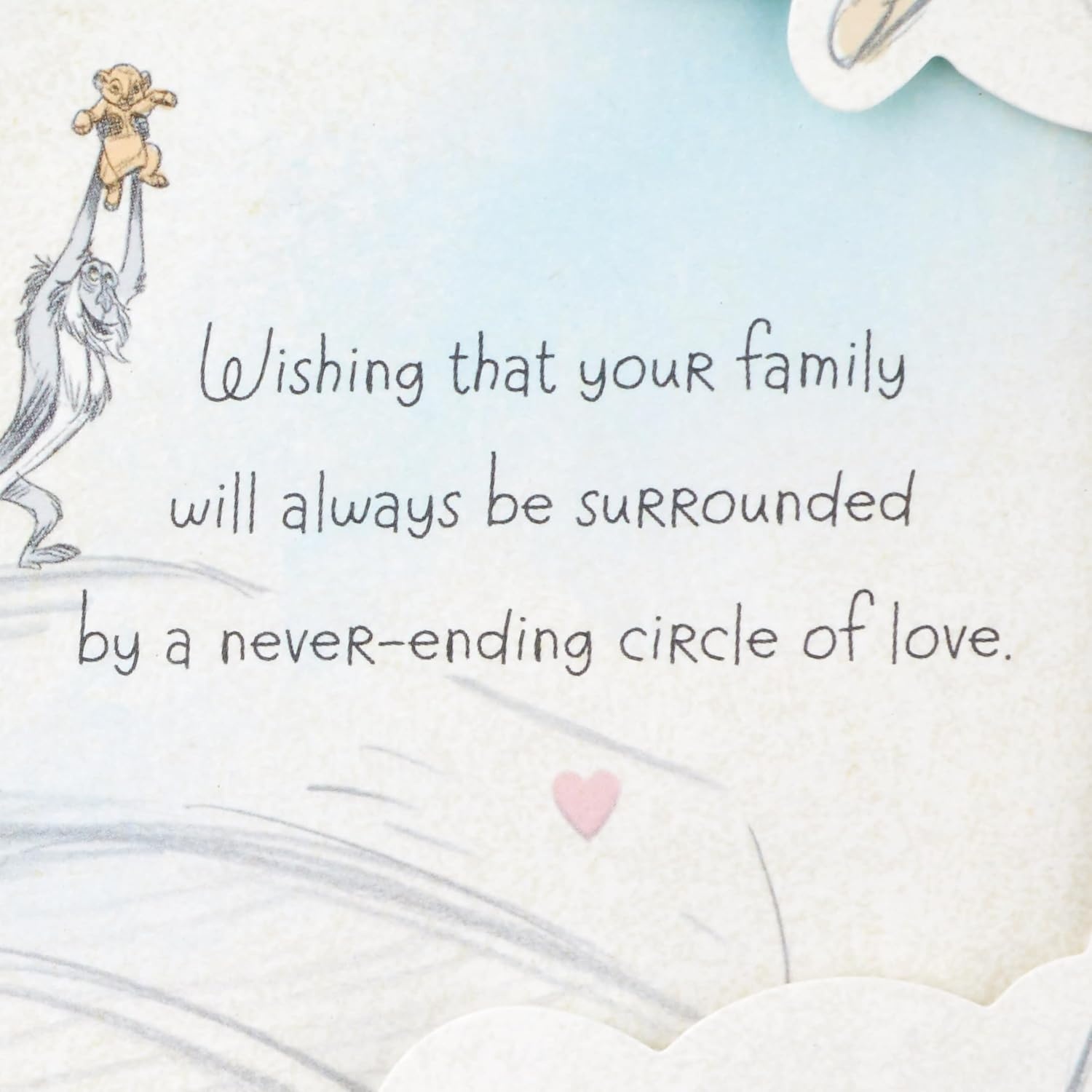 image:imageHallmark Signature Baby Shower Card for New Parents Baby Icons Welcome New Baby Congratulations Gender RevealLion King Baby Simba
