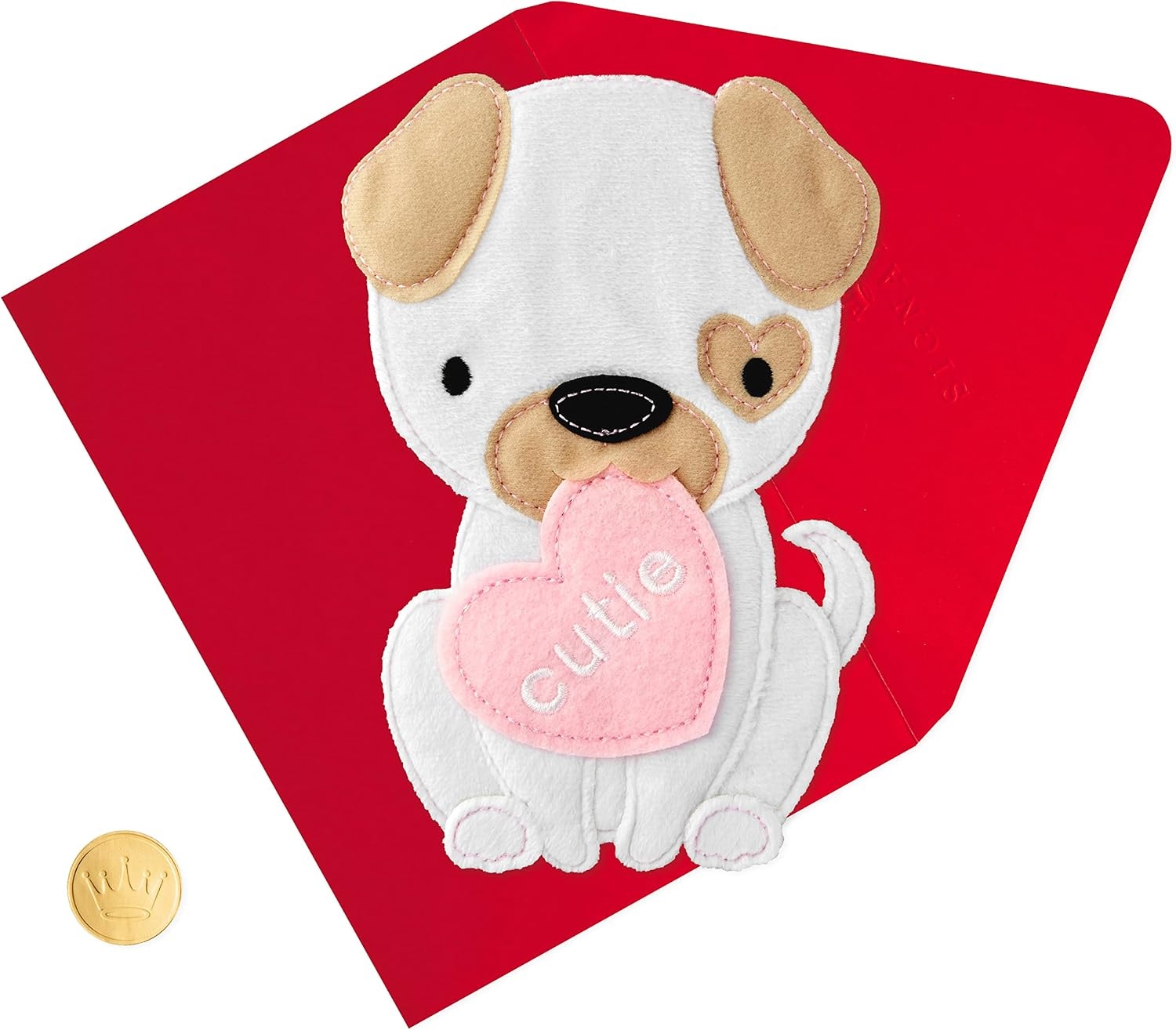 image:imageHallmark Signature Easter Card for Kids Fuzzy Plush BunnyKids Cutie Puppy Dog