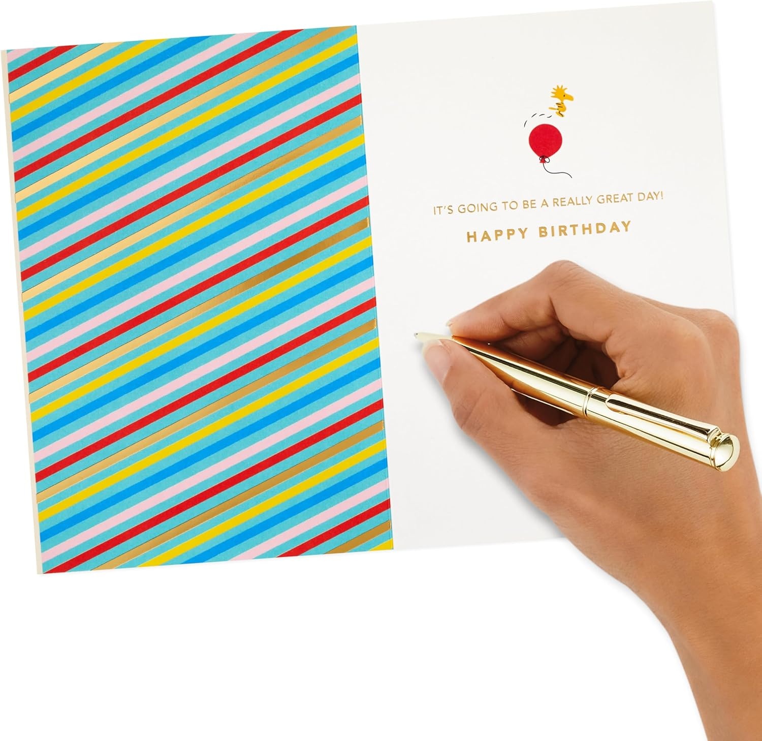 image:imageHallmark Signature Peanuts Birthday Card Charlie Brown and Friends Premium CardstockPeanuts