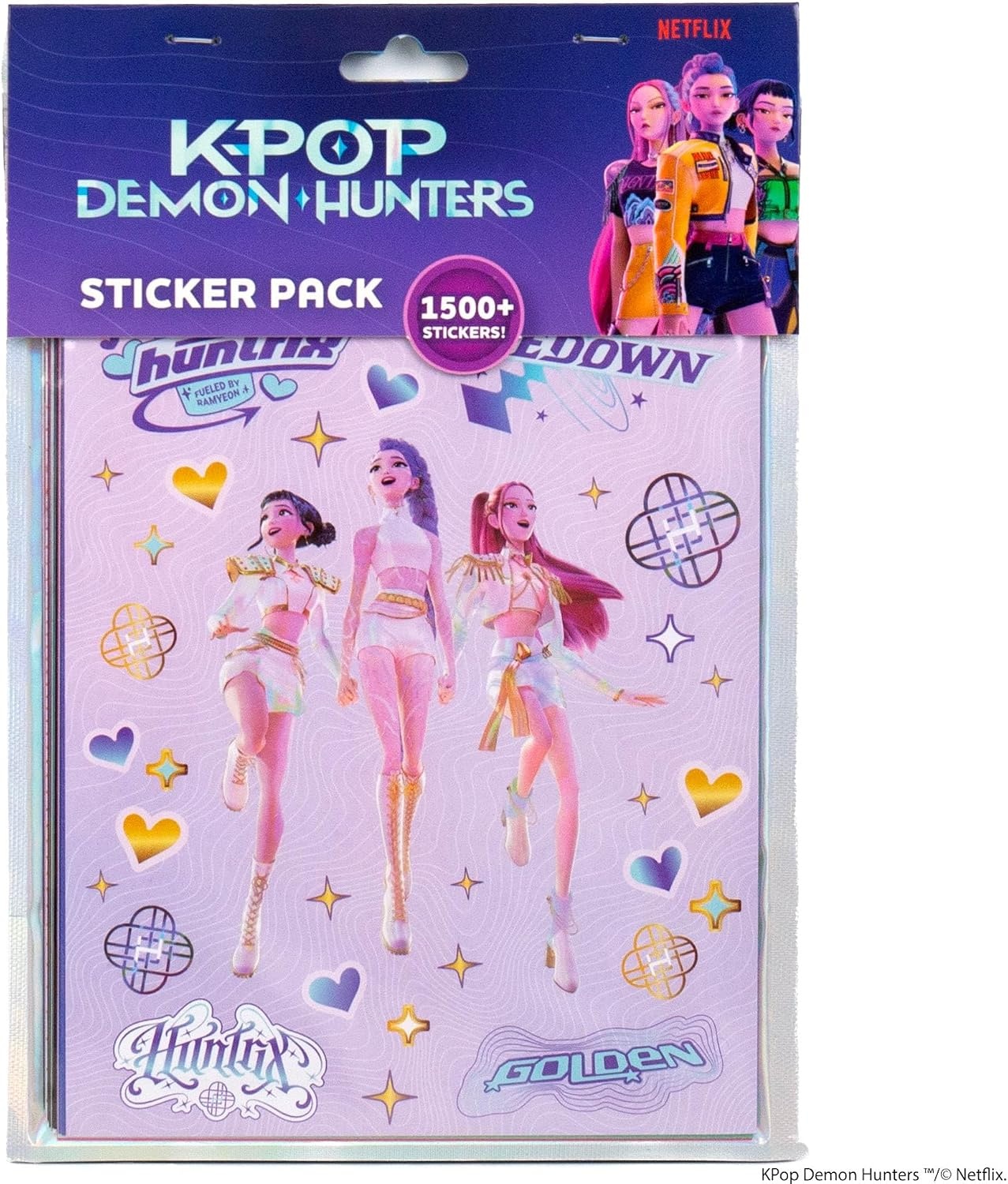 image:imageHorizon Group USA Sticker Book with Large and Small Sizes Kids Stationary for Water Bottle Notebooks and Party Favors Rainbow BriteMulticolor