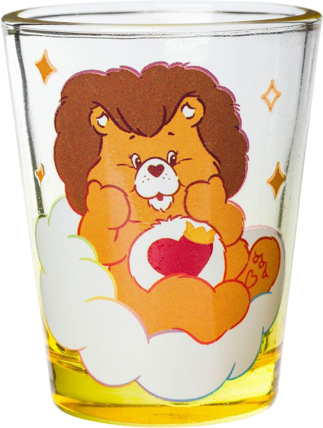 image:imageSilver Buffalo Rainbow Brite 4 Piece Mini Glass Set Featuring Starlite Twink Rainbow Brite and Puppy Brite 15 OuncesCare Bear Cousins