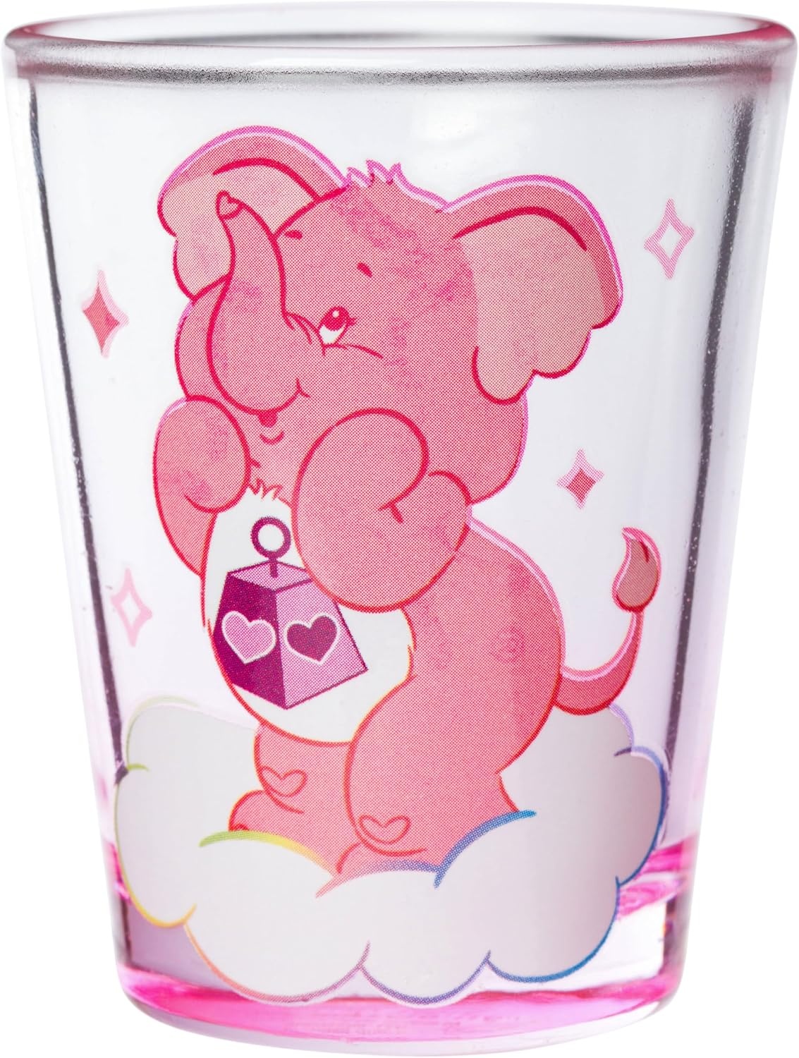 image:imageSilver Buffalo Rainbow Brite 4 Piece Mini Glass Set Featuring Starlite Twink Rainbow Brite and Puppy Brite 15 OuncesCare Bear Cousins