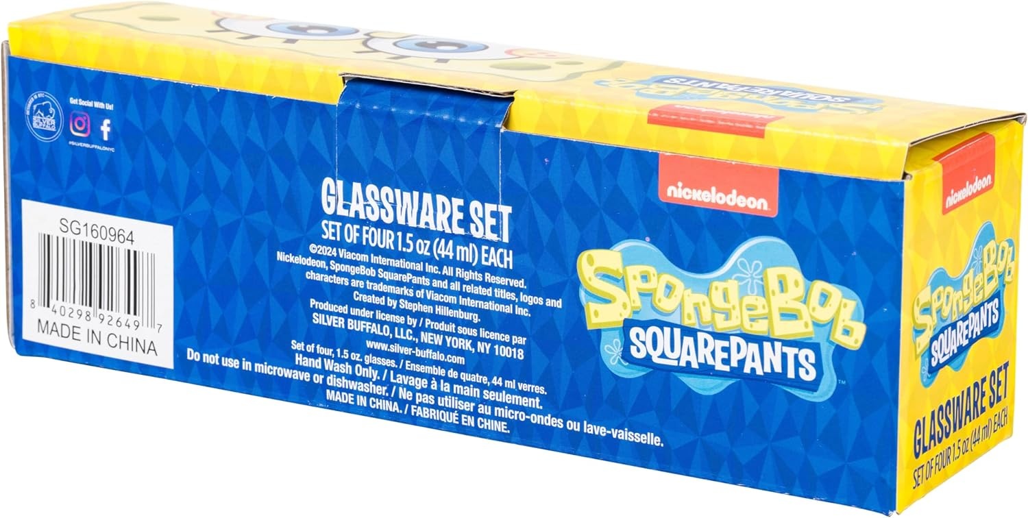 image:imageSilver Buffalo Rainbow Brite 4 Piece Mini Glass Set Featuring Starlite Twink Rainbow Brite and Puppy Brite 15 OuncesSpongebob Squarepants Quotes
