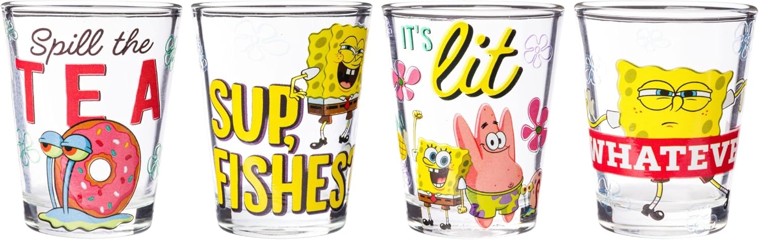 image:imageSilver Buffalo Rainbow Brite 4 Piece Mini Glass Set Featuring Starlite Twink Rainbow Brite and Puppy Brite 15 OuncesSpongebob Squarepants Quotes