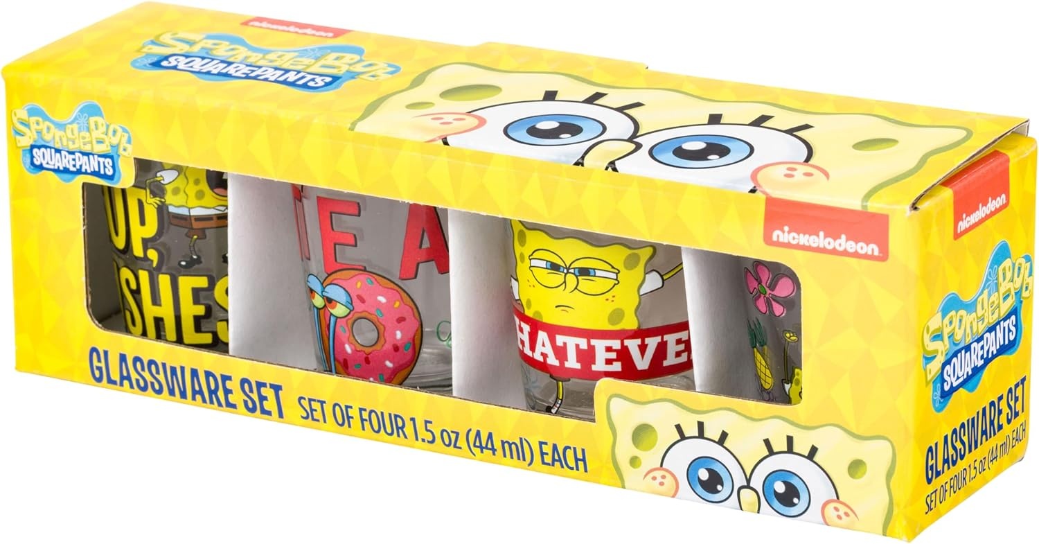 image:imageSilver Buffalo Rainbow Brite 4 Piece Mini Glass Set Featuring Starlite Twink Rainbow Brite and Puppy Brite 15 OuncesSpongebob Squarepants Quotes