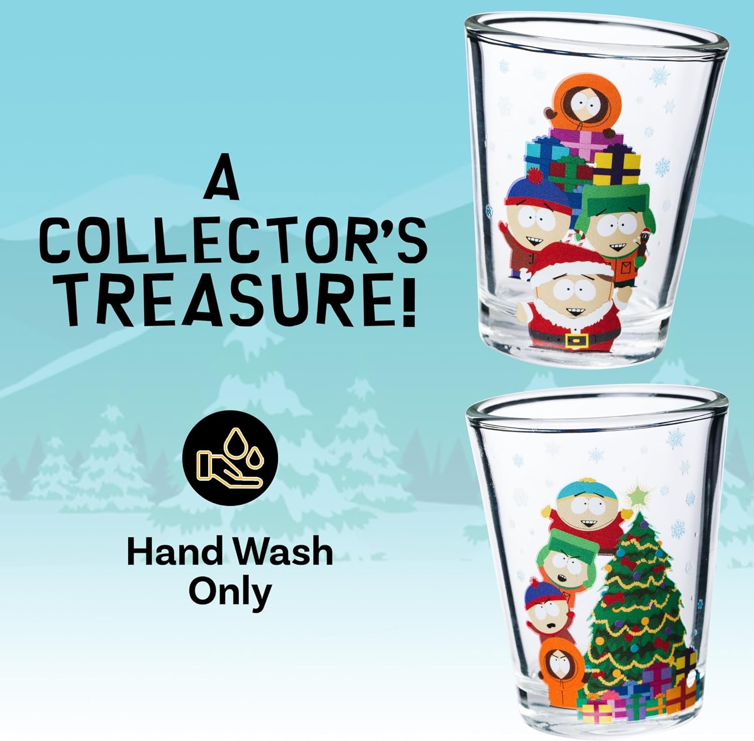 image:imageSilver Buffalo Rainbow Brite 4 Piece Mini Glass Set Featuring Starlite Twink Rainbow Brite and Puppy Brite 15 OuncesXmas Group