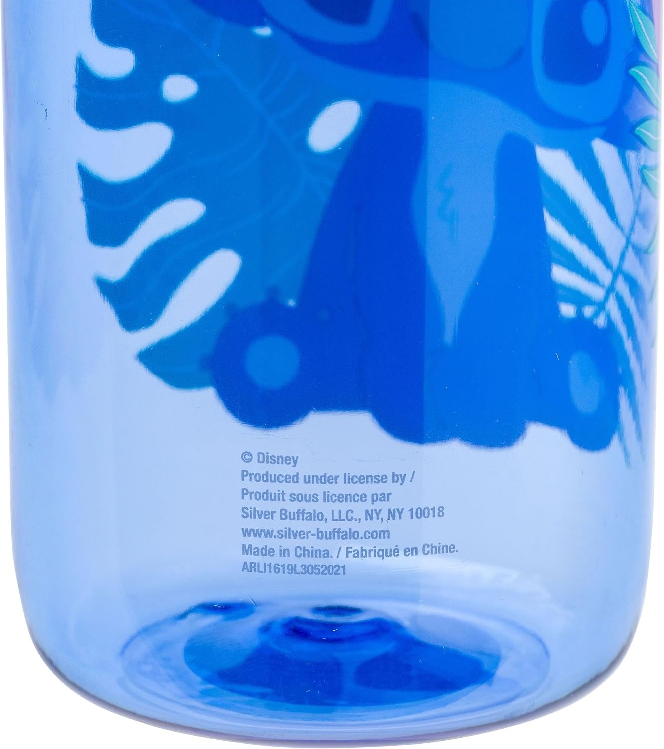 image:imageSilver Buffalo Rainbow Brite Sparkle Water Bottle with Screw Lid Featuring Rainbow Brite and Twink 28 OuncesCute Stitch Ohana