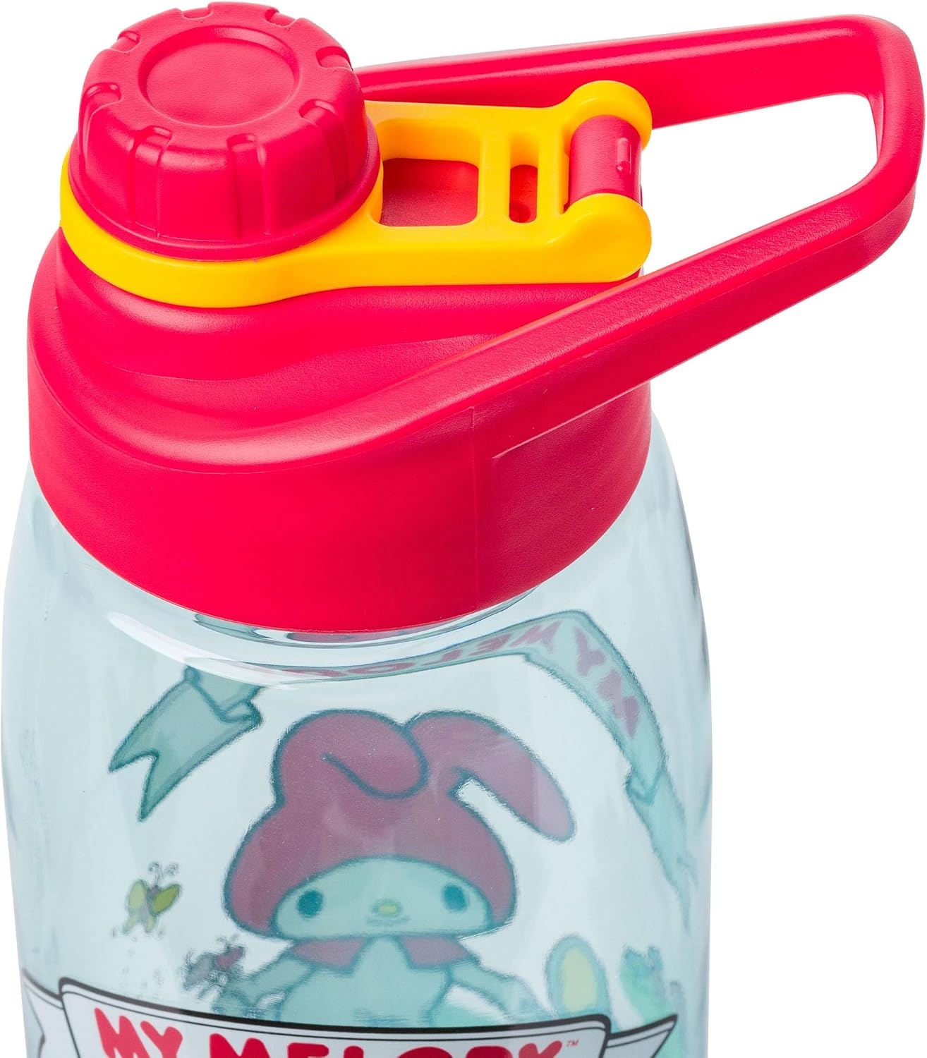 image:imageSilver Buffalo Rainbow Brite Sparkle Water Bottle with Screw Lid Featuring Rainbow Brite and Twink 28 OuncesSanrio My Melody in Meadow