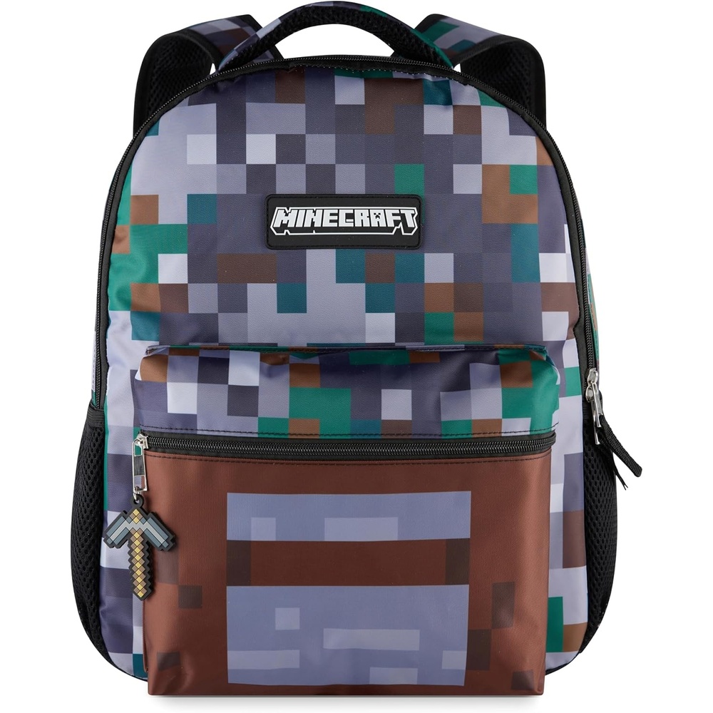 image:imageAI ACCESSORY INNOVATIONS Rainbow Brite Backpack for Girls 16 x 12 x 5 inch School Bag with Laptop PocketMinecraft