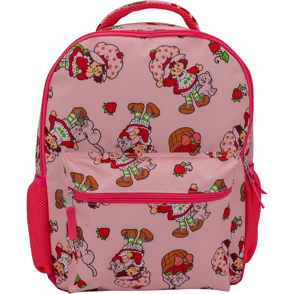 image:imageAI ACCESSORY INNOVATIONS Rainbow Brite Backpack for Girls 16 x 12 x 5 inch School Bag with Laptop PocketStrawberry Shortcake
