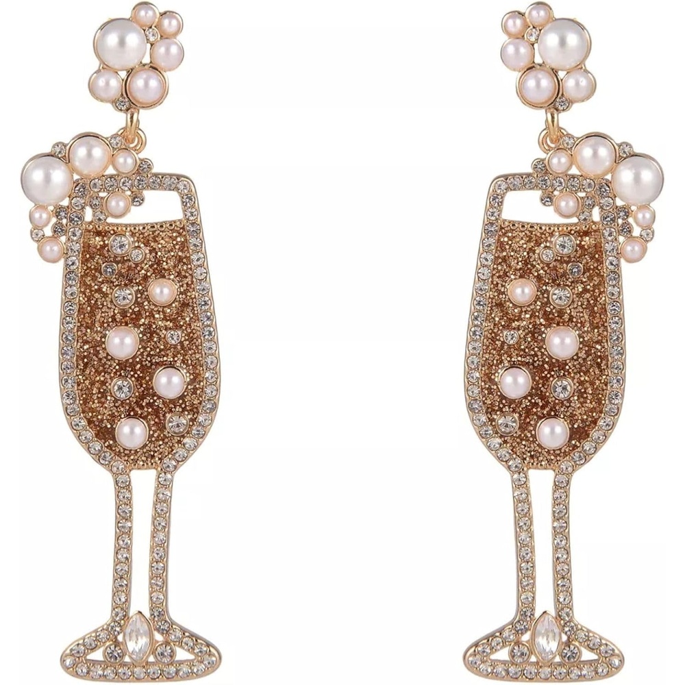 image:imageHallmark Champagne Flute Earrings