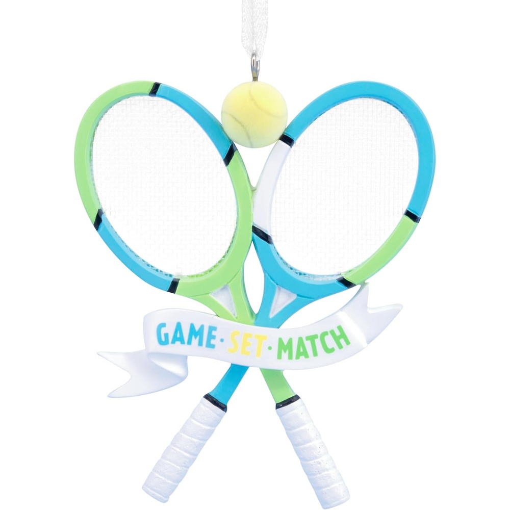 image:imageHallmark Christmas Ornament Game Set Match Tennis Ornament Hobby Gifts