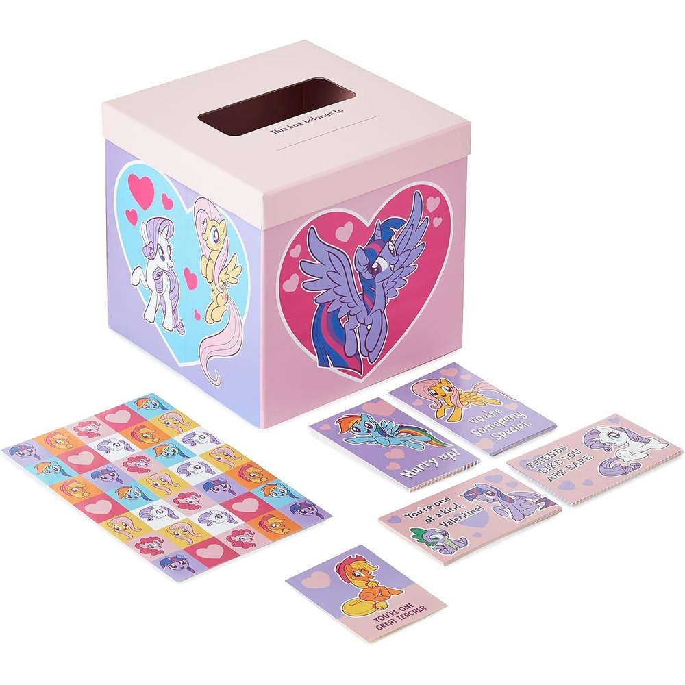 image:imageHallmark DIY Pop Up Valentines Day Mailbox with Cards and Stickers for Classroom ExchangeMy Little Pony