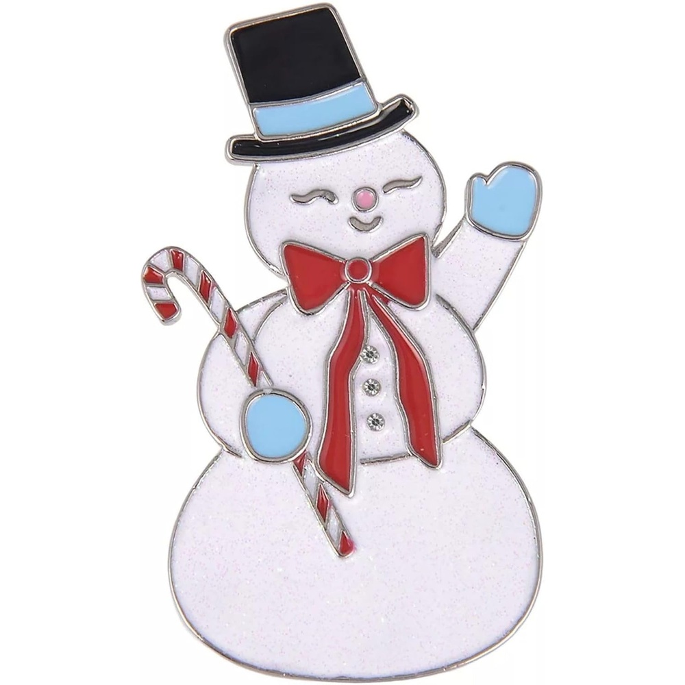 image:imageHallmark Enamel Snowman Pin