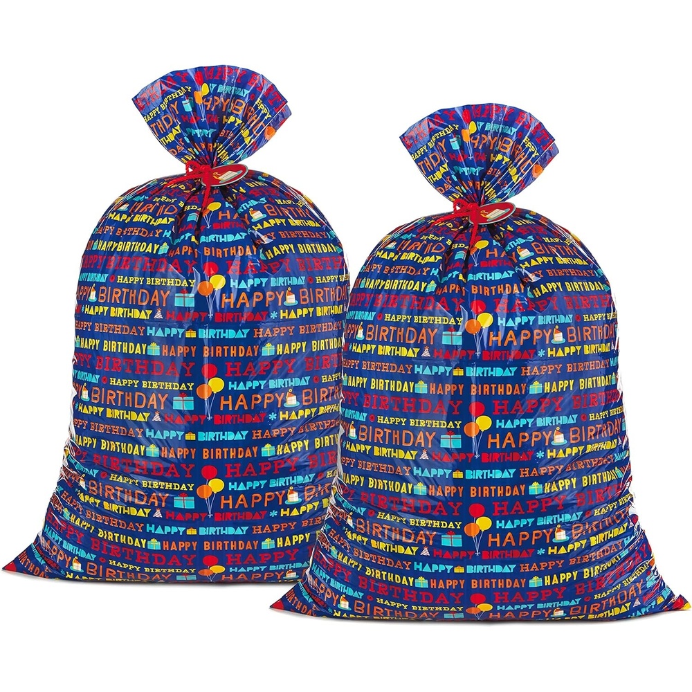 image:imageHallmark Gift Bag Assortment 8 Bags 3 Small 6 3 Medium 9 2 Large 13 Kids Birthday Good Vibes Retro IconsBlue Happy Birthday Plastic Sacks