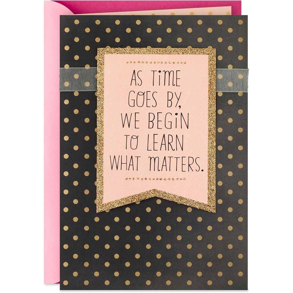 image:imageHallmark Good Mail Card for Mom Scrunchies Mom Birthday Card Galentines Day from Daughter Sister Friend Mothers DayWhat Matters