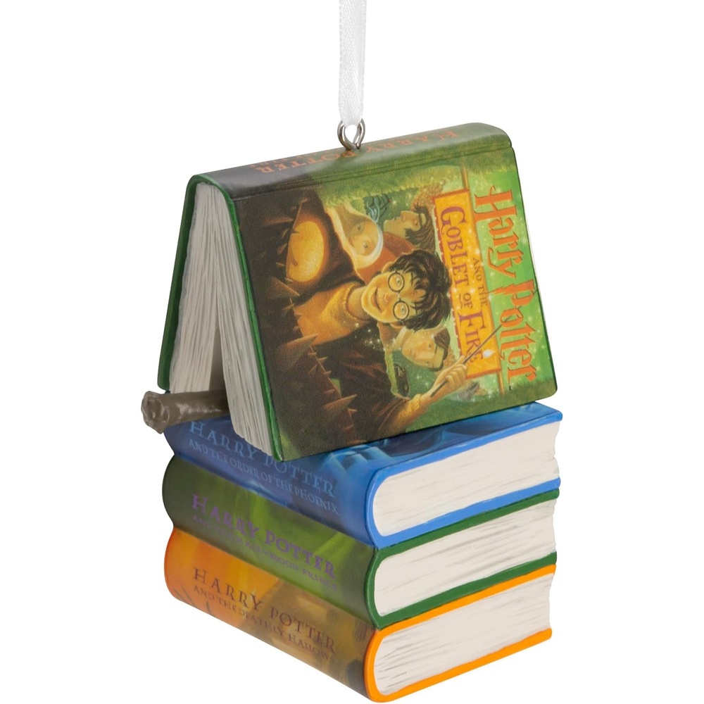 image:imageHallmark Harry Potter Books and Wand Christmas Ornament