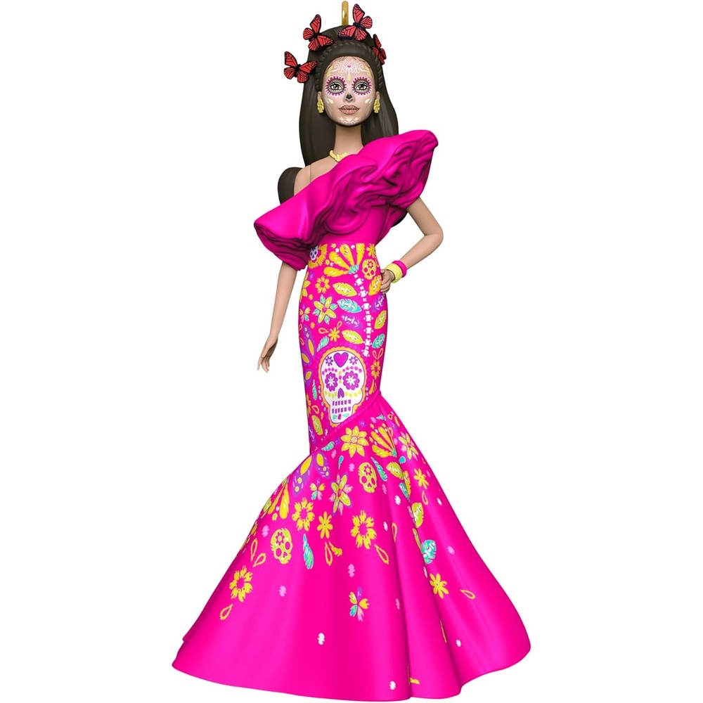 image:imageHallmark Keepsake Barbie Christmas Ornament Pink amp Pretty Gifts for Barbie Fans2026 Barbie Da De Muertos