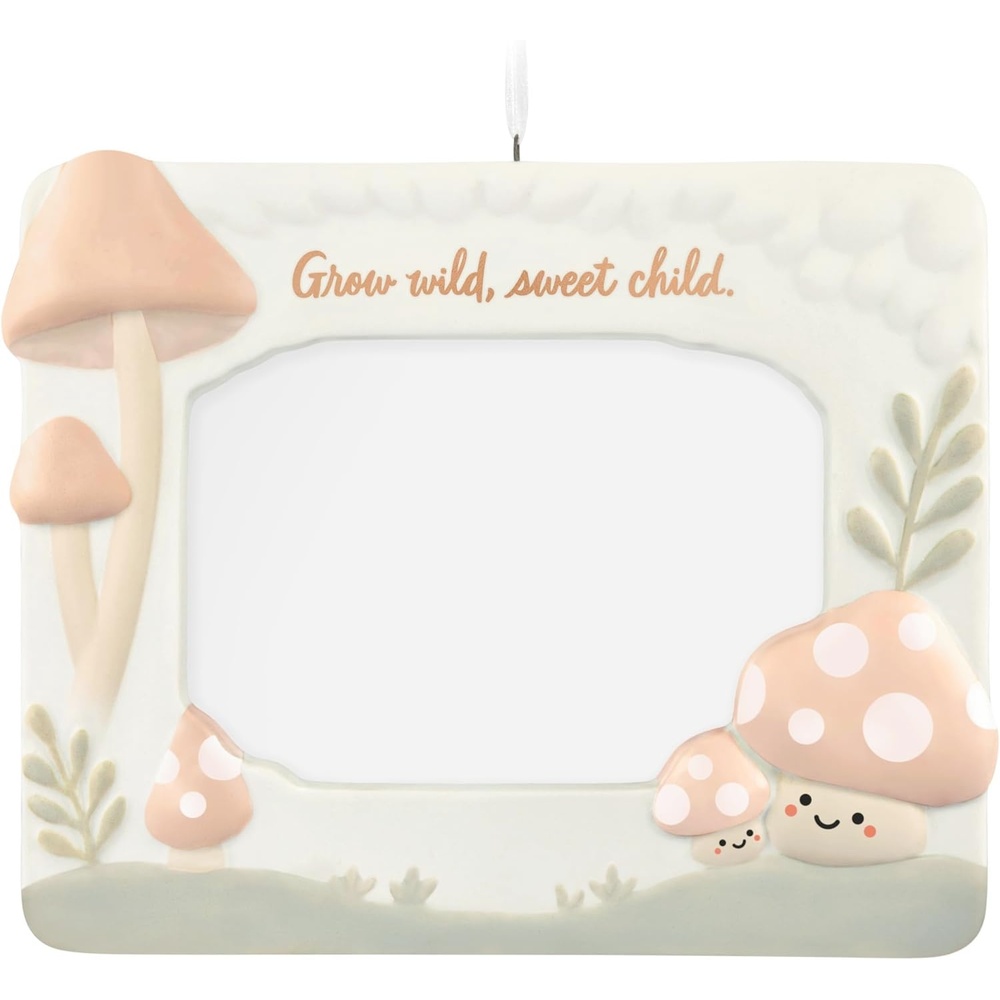 image:imageHallmark Keepsake Christmas Ornament 2024 Grow Wild Sweet Child Photo Frame PorcelainGrow Wild  Sweet Child