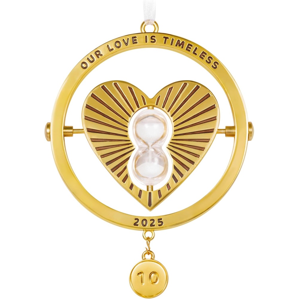 image:imageHallmark Keepsake Christmas Ornament 2024 Our Anniversary Metal Gift for Couple2025 Our Love is Timeless