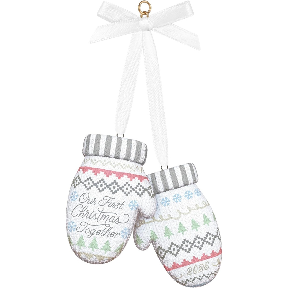 image:imageHallmark Keepsake Christmas Ornament 2025 Our First Christmas Together 2025 Porcelain Gifts for Couples2025 Our First Christmas Together