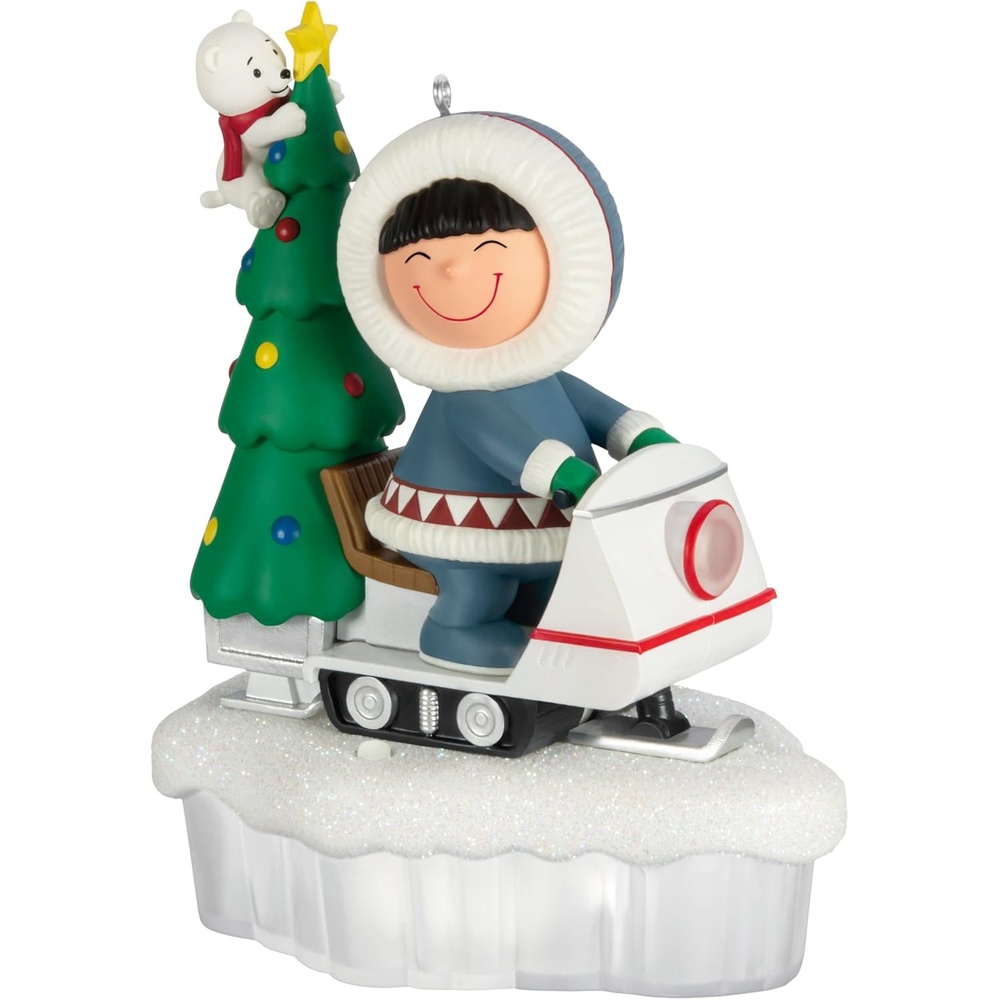 image:imageHallmark Keepsake Christmas Ornament Keepsake Village Musical with Light and Motion2026 Frosty Friends Tree Delivery