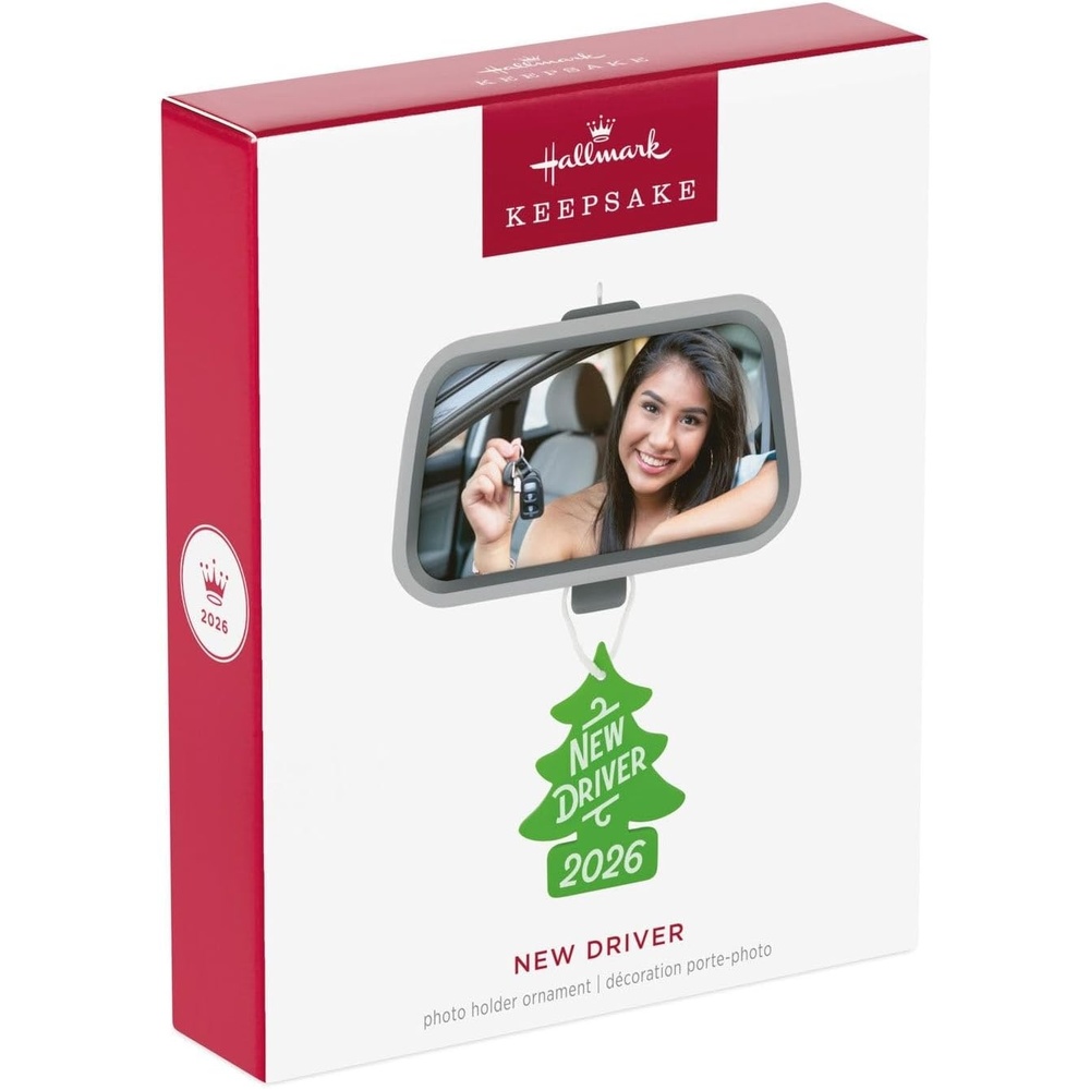 image:imageHallmark Keepsake Christmas Ornament New Driver 2025 Photo Frame Gifts for Teens2026 New Driver