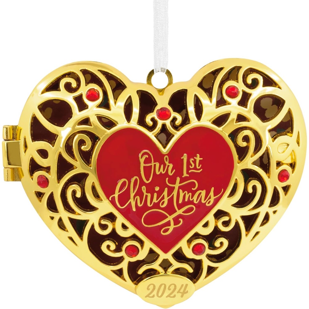 image:imageHallmark Keepsake Christmas Ornament Our First Christmas Heart 2024Heart Locket 2024