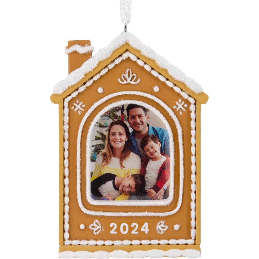 image:imageHallmark Keepsake Christmas Ornament Window Photo Frame 2024Gingerbread House 2024
