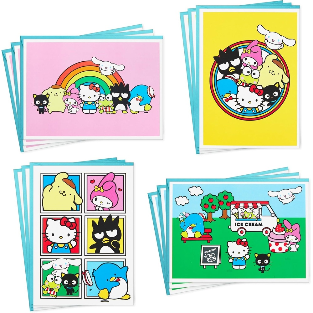 image:imageHallmark Mahogany Disney Princess Cards The Little Mermaid 12 Blank Cards with Envelopes for Birthdays Back to School Any OccasionHello Kitty