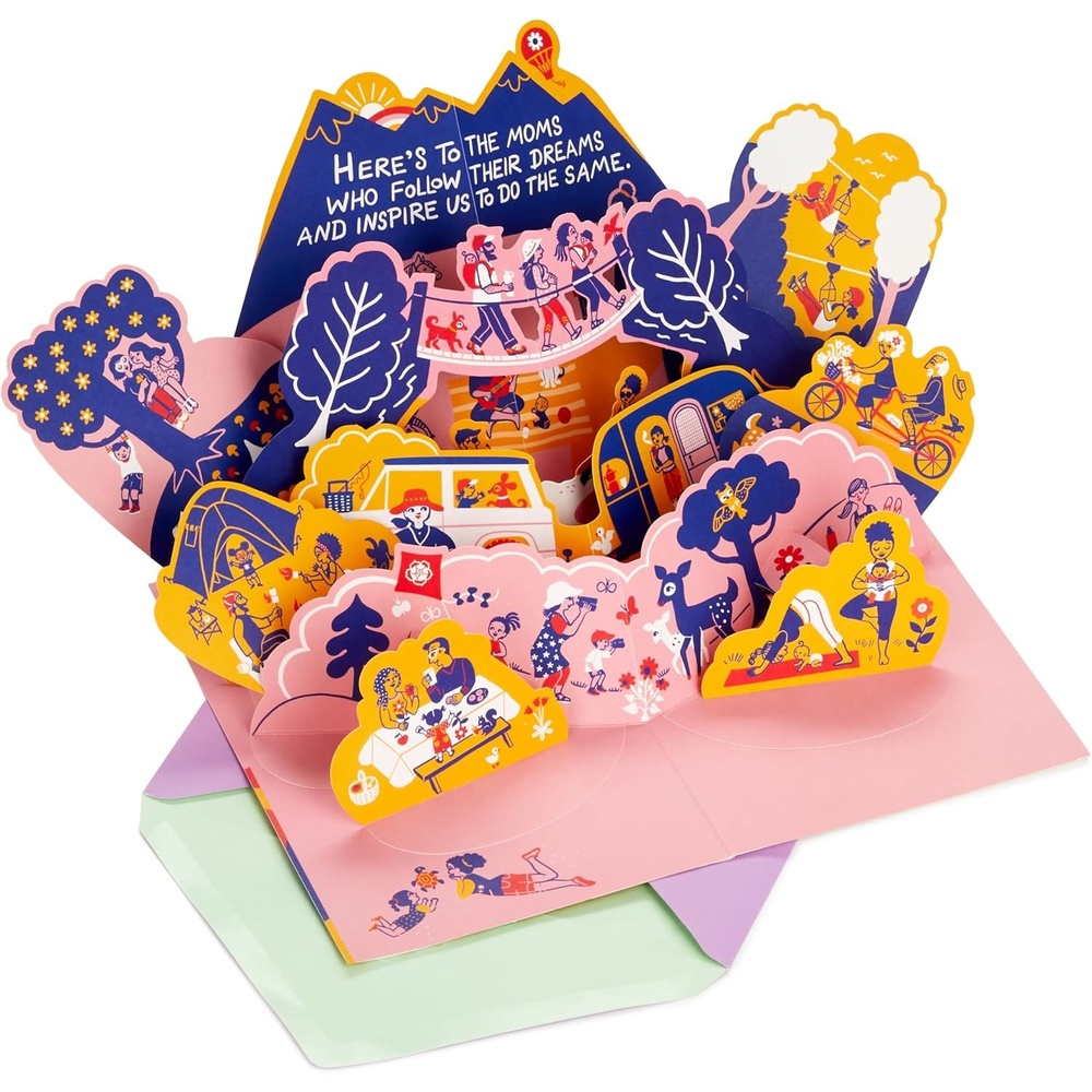 image:imageHallmark Mahogany Mothers Day Pop Up Card for Mom FlowersPop Up  Lifes an Adventure