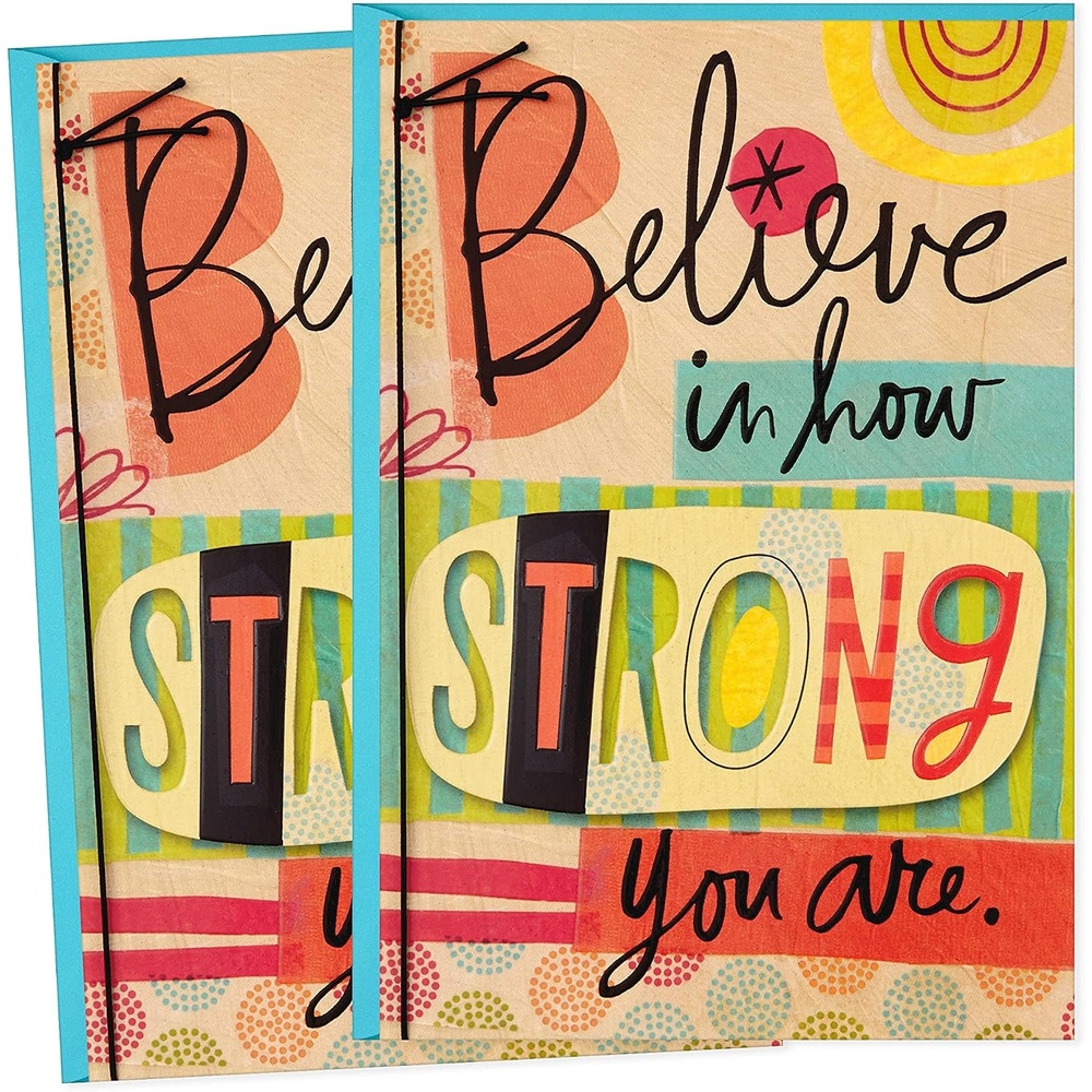 image:imageHallmark Mahogany Pack of 2 Encouragement Cards Believe