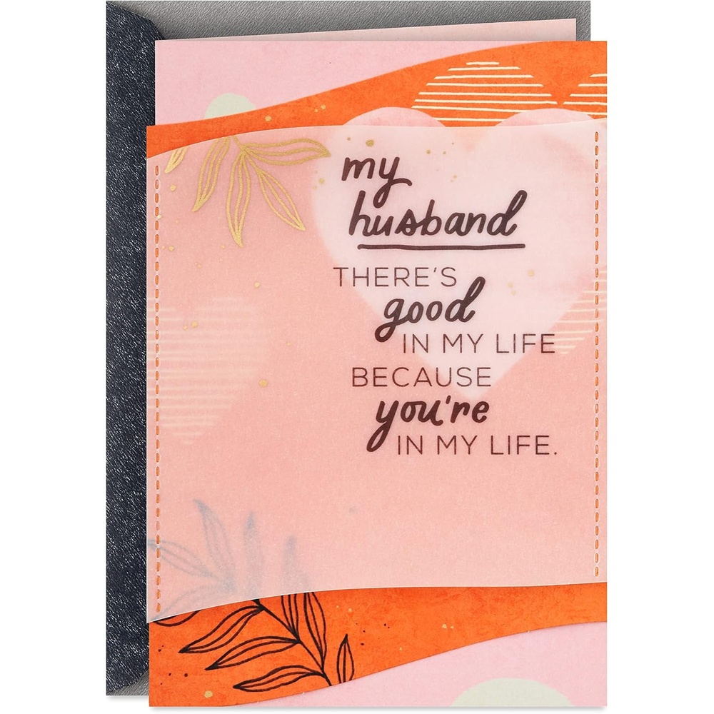 image:imageHallmark Mahogany Valentines Day Card for Husband or Boyfriend How Blessed I AmGood In My Life
