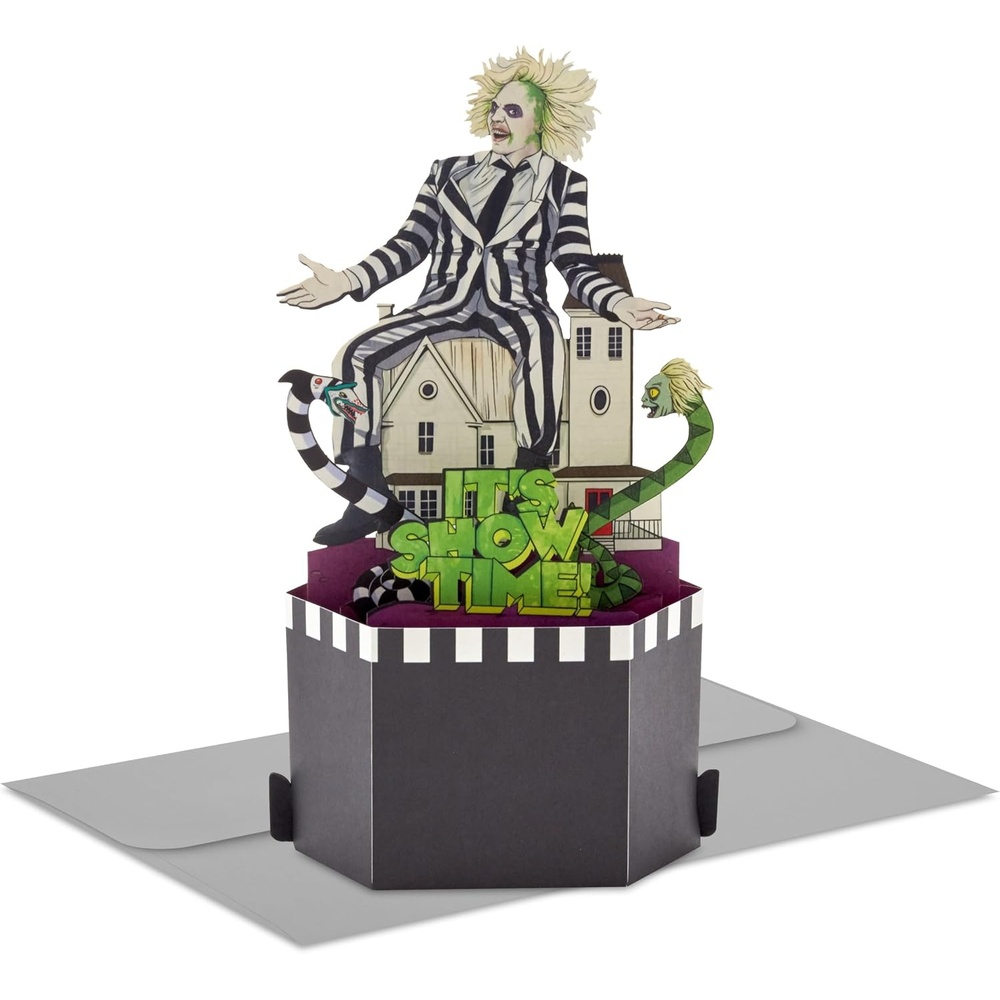 image:imageHallmark Paper Wonder Beetlejuice Birthday Pop Up Card Its Showtime