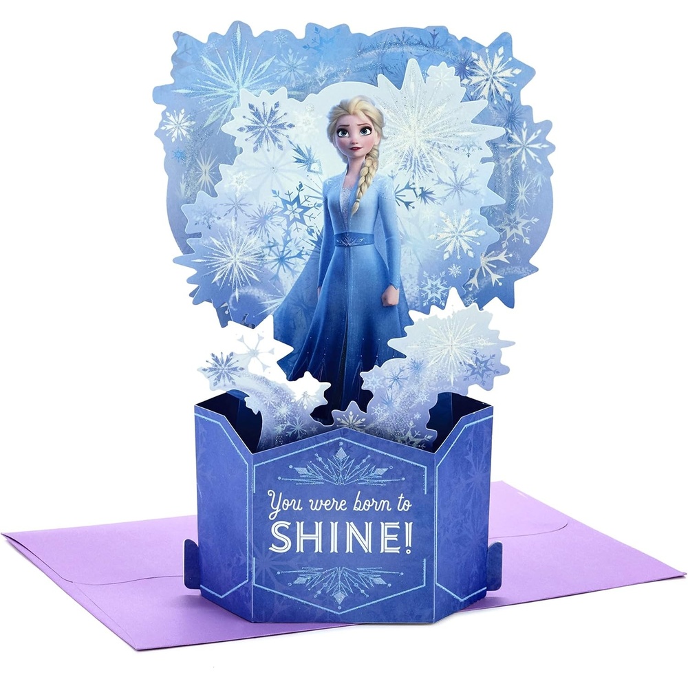 image:imageHallmark Paper Wonder Disney Princess Frozen Pop Up Birthday Card Born to Shine