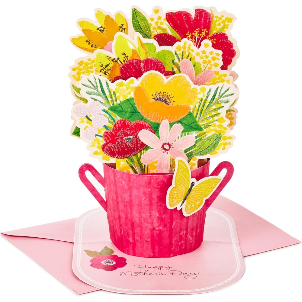 image:imageHallmark Paper Wonder Mothers Day Pop Up Card Flower Bouquet You Deserve This DayPop Up Bouquet  You Deserve This Day