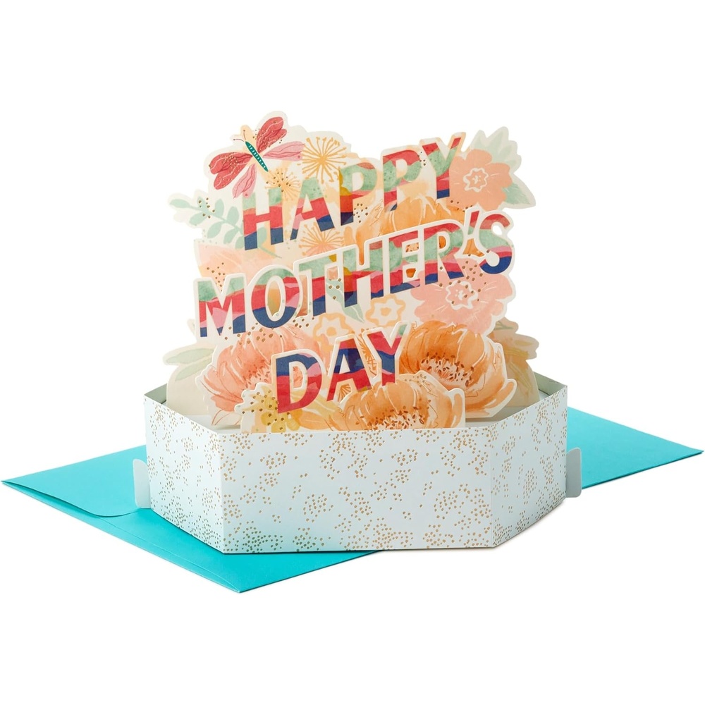 image:imageHallmark Paper Wonder Mothers Day Pop Up Card Pink FlowersHappy Mothers Day
