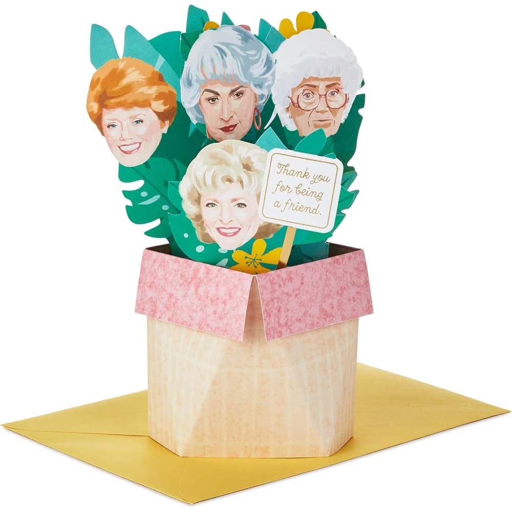 image:imageHallmark Paper Wonder Shoebox Golden Girls Pop Up Card Thank You for Being a FriendThank You for Being a Friend