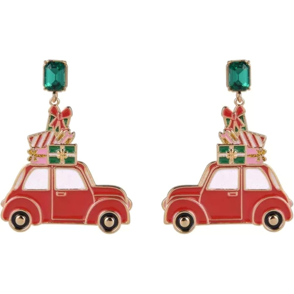 image:imageHallmark Red Car with Gifts Earrings