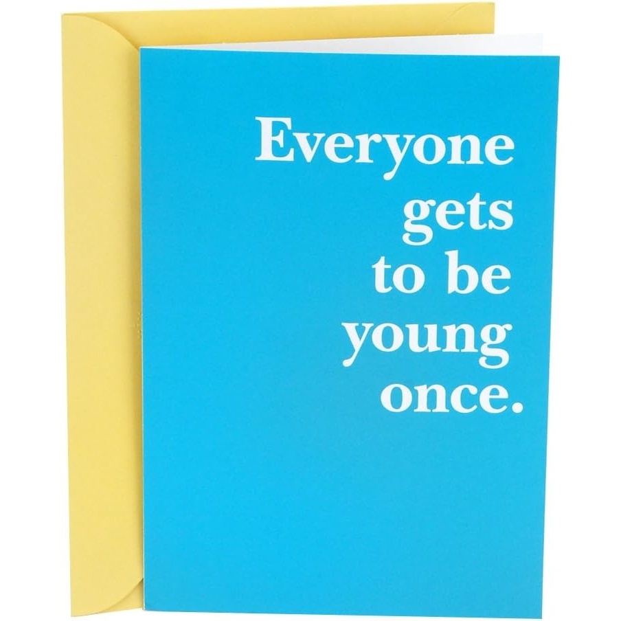 image:imageHallmark Shoebox Funny Birthday Card Young OnceBirthday