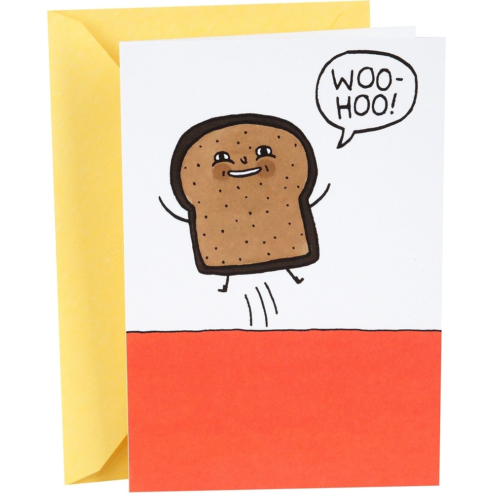 image:imageHallmark Shoebox Funny Birthday Card or Congratulations Card Toast 349RZF1005Just a Little Toast