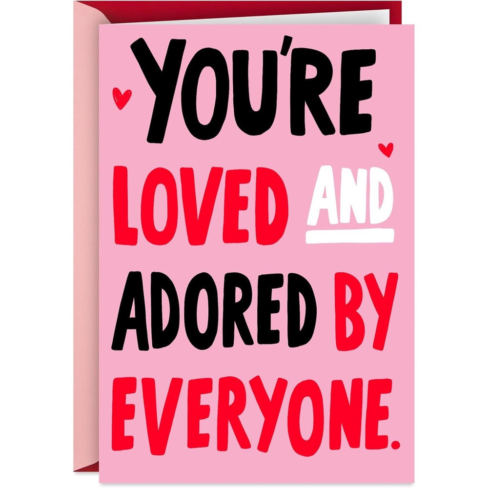 image:imageHallmark Shoebox Funny Valentines Day Card Loved amp Adored Like a Puppy for Teens Friend Spouse Boyfriend GirlfriendValentines Day