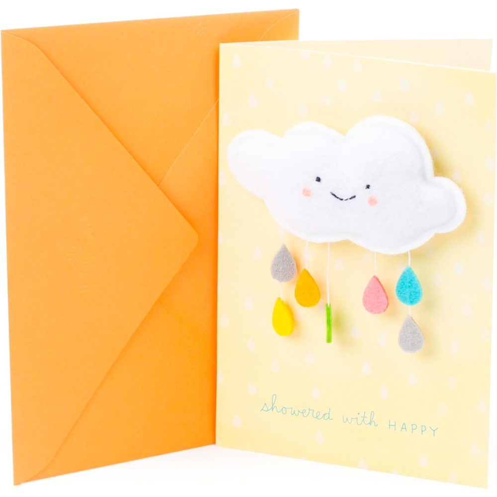 image:imageHallmark Signature Baby Shower Card Showered with HappyShowered with Happy